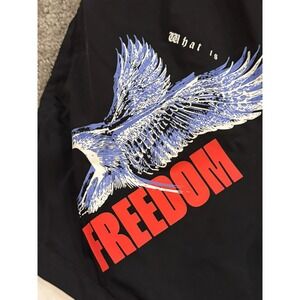 AAR All American Roughneck Gym Shorts Mens Large Black Lined Freedom (BR)